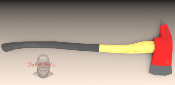 3d model firefighter axe - Firefighter axe by TotexArtz